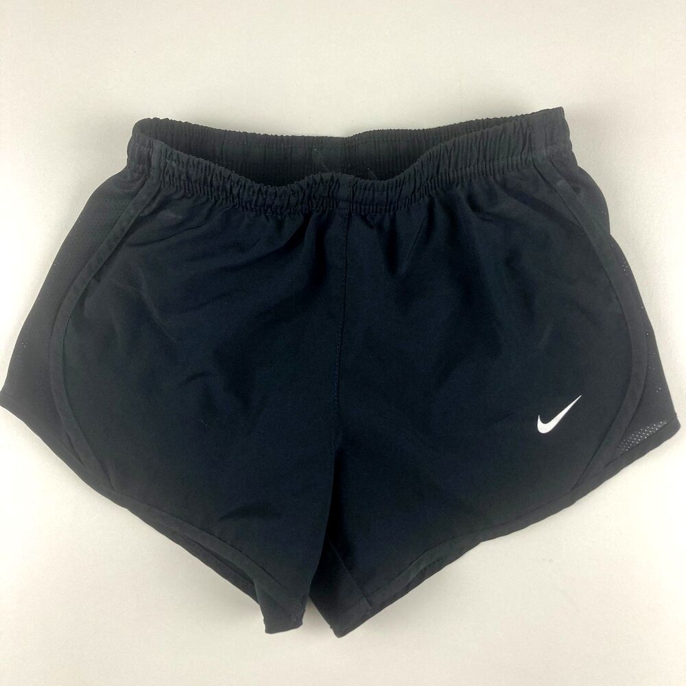 Nike Shorts Womens S Black Dri-FIT Tempo Running 3in Athletic Key Pocket Lined